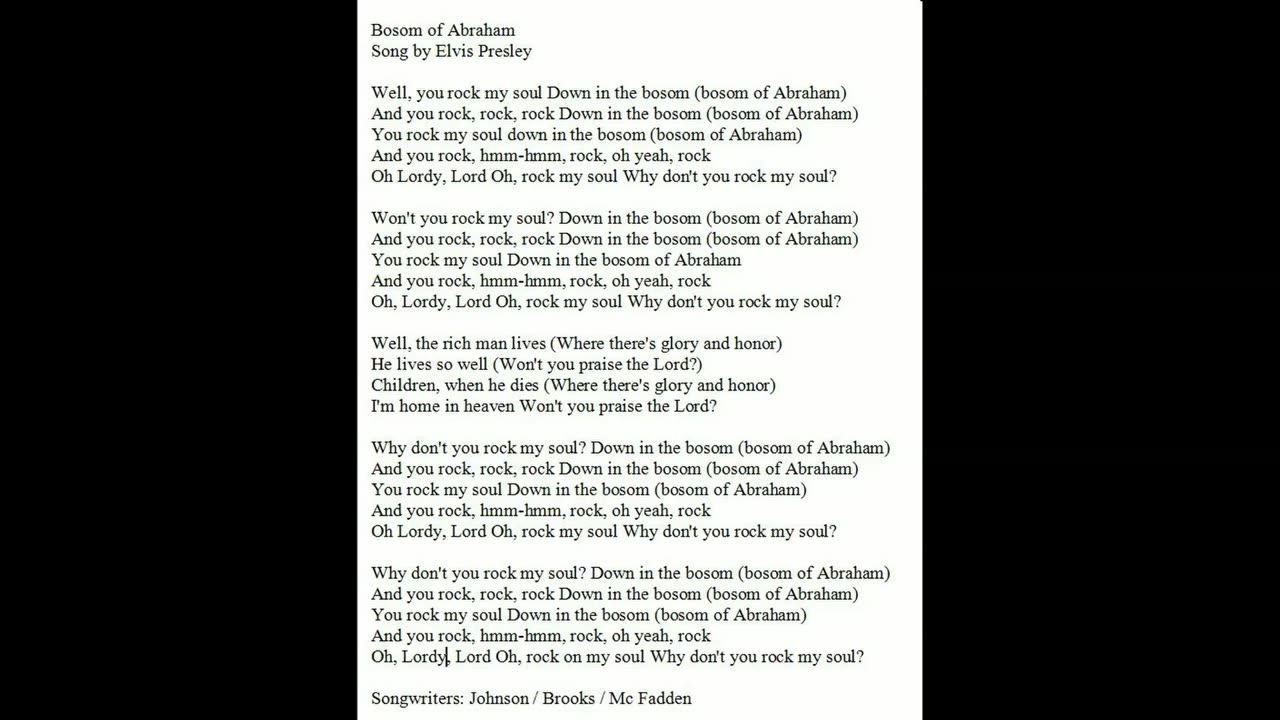 Bosom of Abraham by SRM