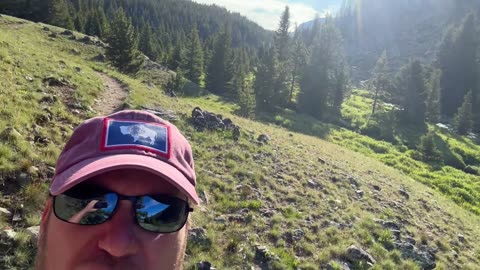 Hiking Solitude Loop Trail in Cloud Peak Wilderness