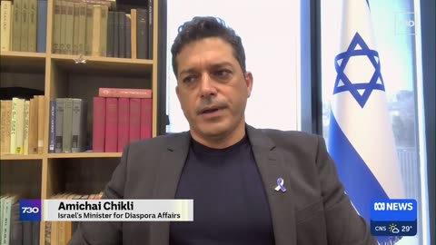 Israeli minister Amichai Chikli discusses tensions with Australia over Gaza war | 7.30