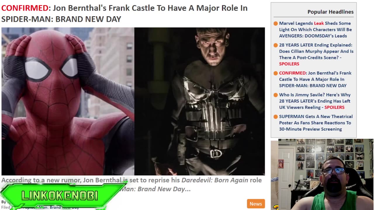 Jon Bernthal Confirmed To Be In New Spider Man Movie