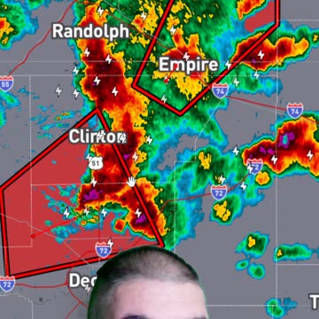 🚨 Tornado Warning – Dangerous Storm Over Tullahoma & Winchester TN #shorts #tornadowarning #weather