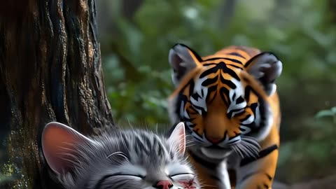 Kitten’s Courage: Slap, Rescue & Revenge in 34 Seconds