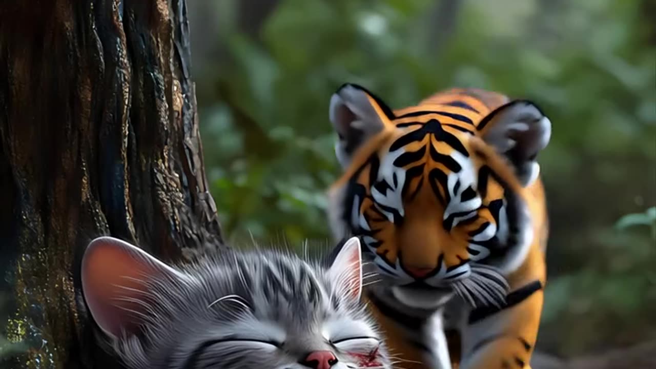 Kitten’s Courage: Slap, Rescue & Revenge in 34 Seconds