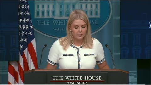 Karoline Leavitt Addresses Bruising On Trump's Hand And Swelling In His Legs