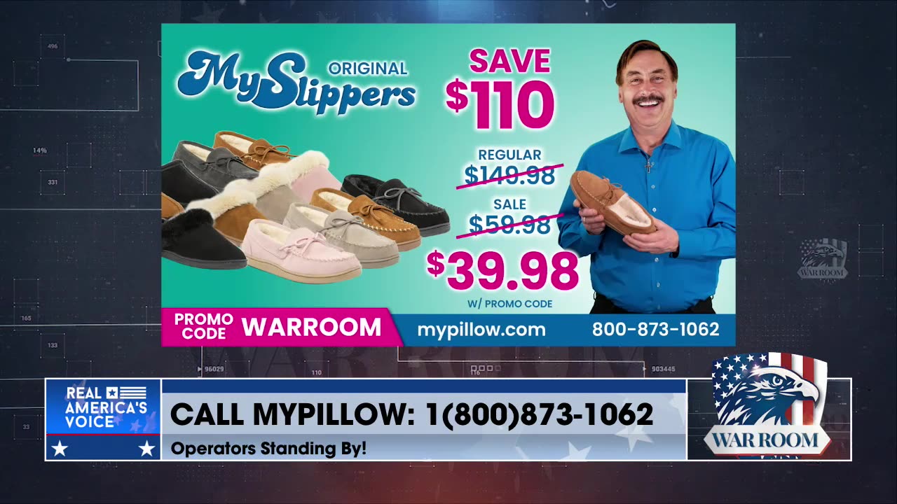 Mike Lindell On Slipper Special For The WarRoom