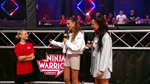 Laura Wontorra @ Ninja Warrior Germany Kids Academy S1E10