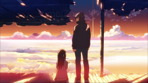 O céu por makoto shinkai.
