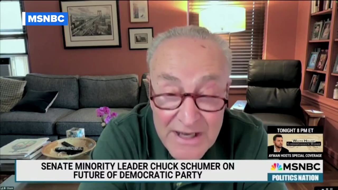 Chuck Schumer tells MSNBC he's not retiring