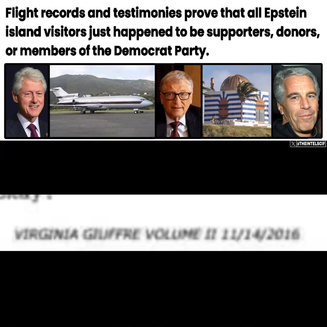 Every Epstein island visitor just happened to be a supporter, donor, or member ...