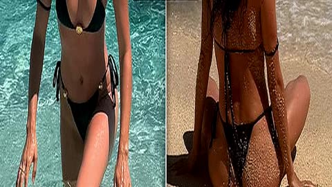 Victorias Secret Vet Sara Sampaio Stuns in a Stri