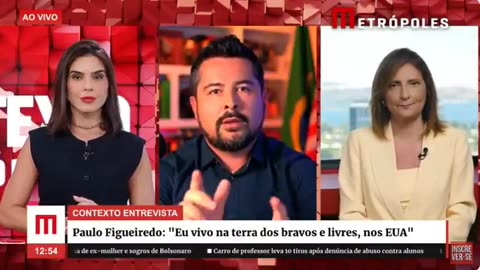 Paulo Figueiredo:"Eu vivo na terra dos bravos e dos livres,nos EUA"