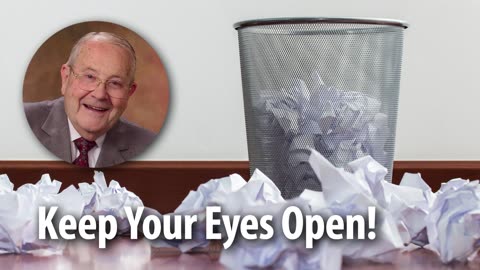 KEEP YOUR EYES OPEN! – Psalm 123:1-2 Devotional by Pastor Cecil A. Thompson