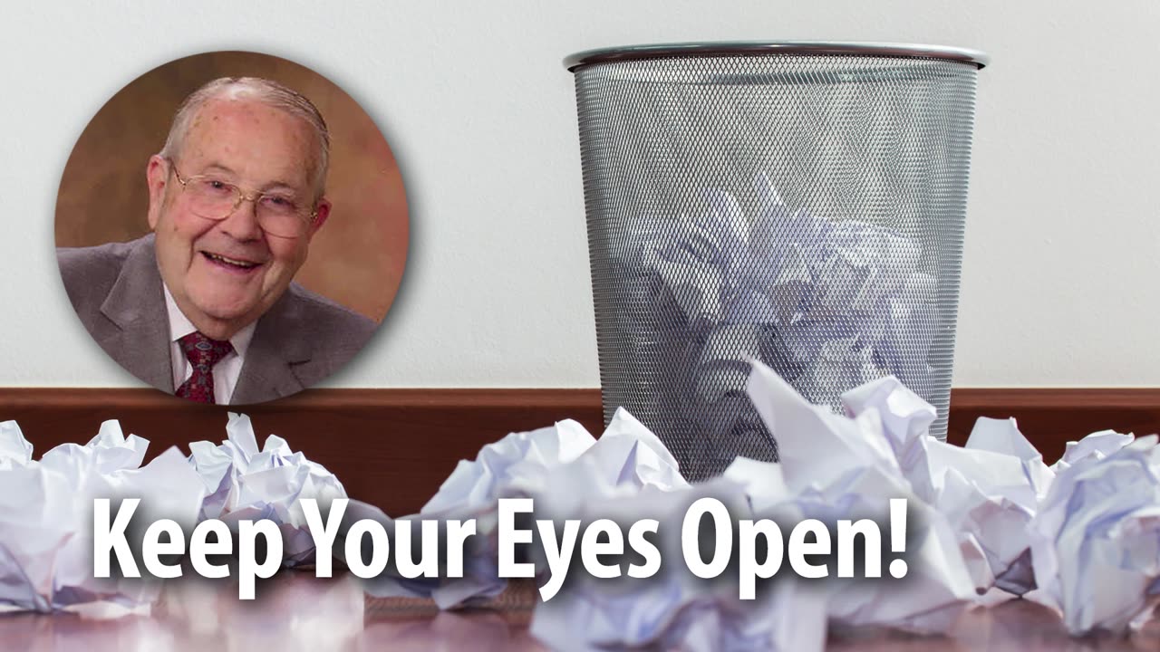 KEEP YOUR EYES OPEN! – Psalm 123:1-2 Devotional by Pastor Cecil A. Thompson