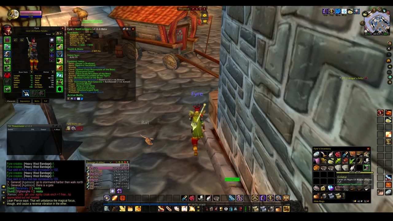 Turtle wow - The new server Ambershire - Paladin POV - Lakeshire part 2