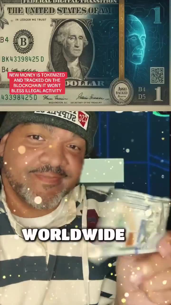 NEW MONEY IS TOKENIZED AND TRACKED ON THE BLOCKCHAIN IT WONT BLESS ILLEGAL ACTIVITY