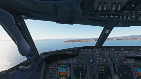 Landing KOAK, Oakland w/ PMDG 737-800