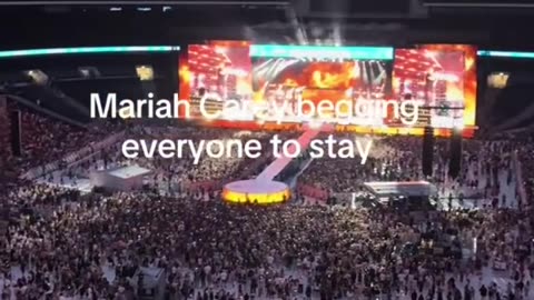 Mariah Carey sad turn out