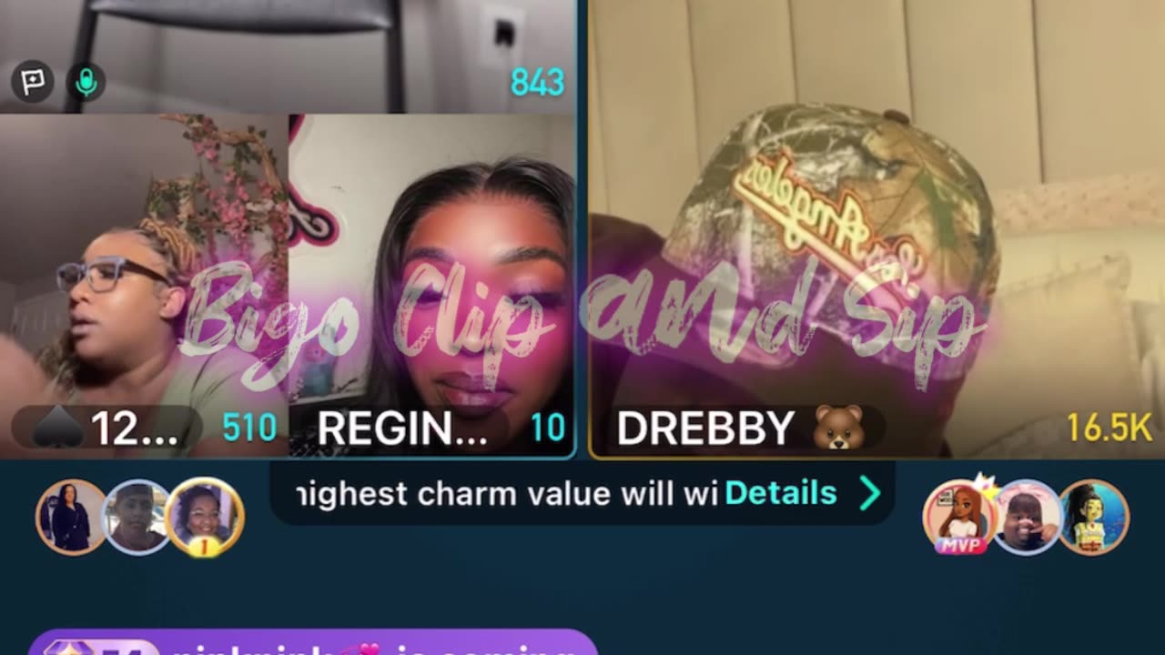 Team PK 21 CeeCee SueWoo Ivy Liyah DreBaby-fight set up 9/19/25 #bigoclipandsip