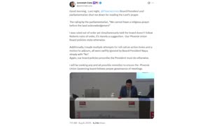 PHOENIX UNION SCHOOL BOARD VIOLATES MEETING RULES