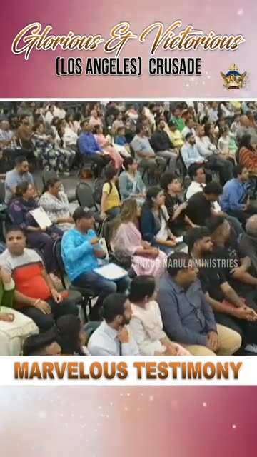MARVELOUS TESTIMONY || GLORIOUS AND VICTORIOUS LOS ANGELES CRUSADE || Anugrah TV