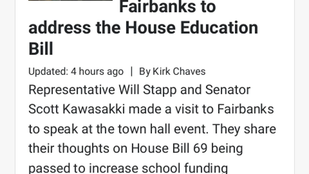 Fairbanks! What's going on? (04/13/2025)