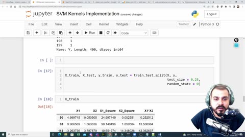28.8 SVM Kernels implementation Krish Naik ML
