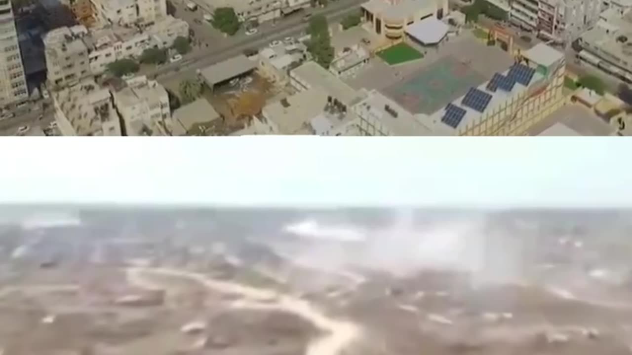 Gaza current destruction