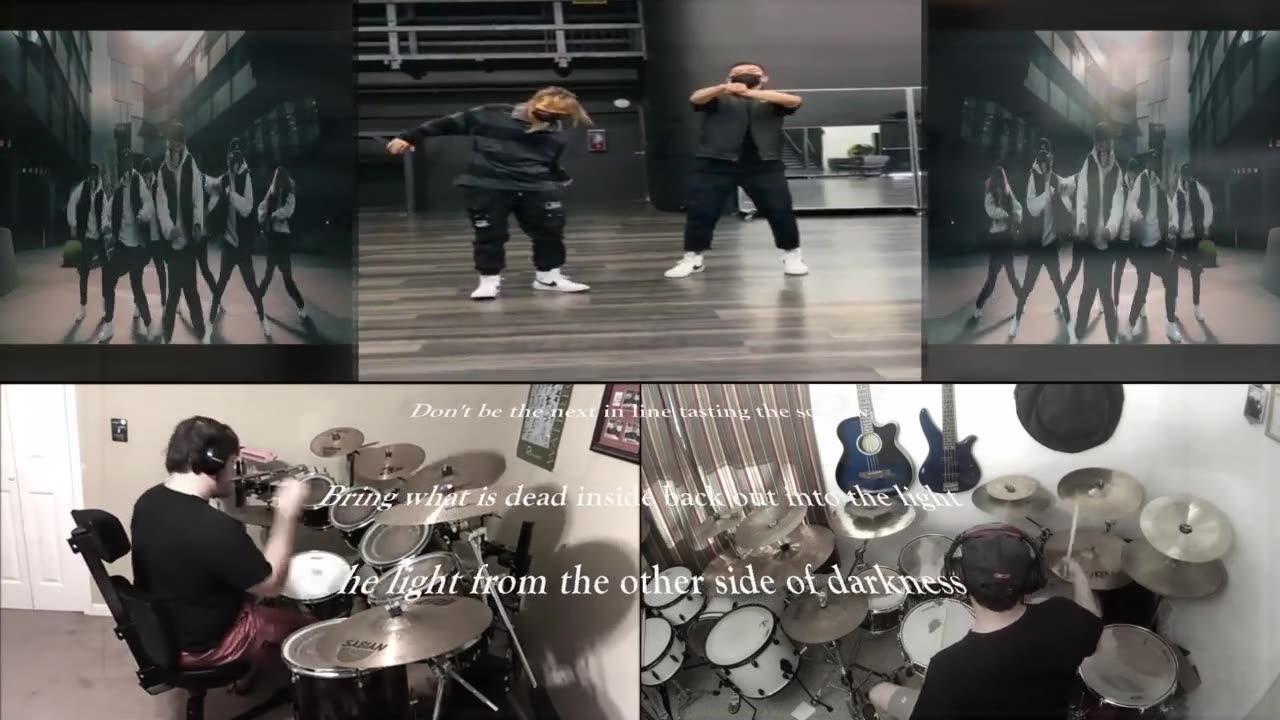 Decyfer Down ~ Other Side of Darkness [ Drum Cover ] [ Lyric ] Remix 1b