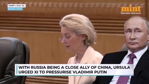 EU-China Bilateral CUT SHORT After Heated Exchange Between Xi Jinping, Ursula On Putin's War | Watch