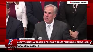 Abbott Signs Law Blocking Foreign Threats from Buying Texas Land