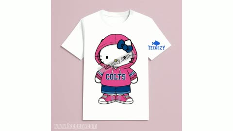 Indianapolis Colts Hello Kitty Unisex Shirt