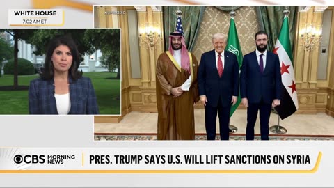 Trump meets with Syria's Ahmed al-Sharaa before Qatar visit