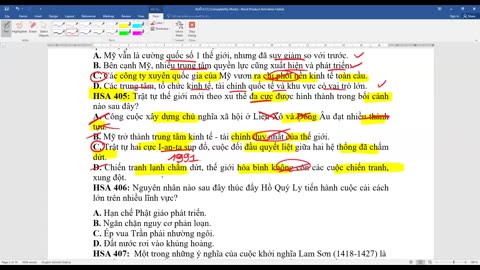 SỬ BUỔI 26 : LUYỆN ĐỀ