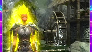 Skyrim LE - Super Saiyan 1 (SSJ1) In Skyrim #skyrim #dbz #gaming