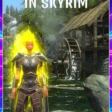 Skyrim LE - Super Saiyan 1 (SSJ1) In Skyrim #skyrim #dbz #gaming