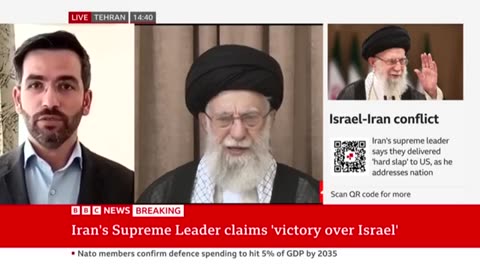 Iran's supreme leader says country delivered "hard slap" to US #Iran #Israel