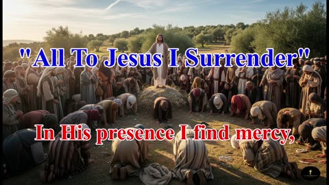 All To Jesus I Surrender, In His grace, I will live.