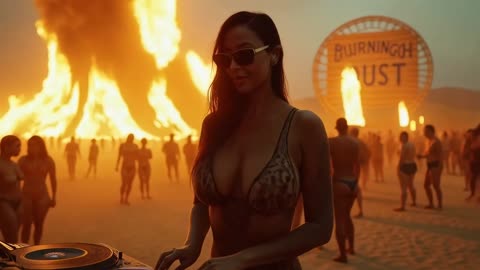 Techno Mix Burning Dust - DAY AND NIGHT (Official Music Video) #NUDE #NAKED