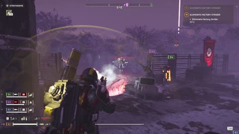 Cyborgs With The Lads And Having Mixed Results With The Quasar Cannon (Helldivers 2)