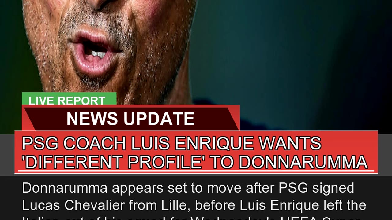 Psg Coach Luis Enrique Wants Different Profile T