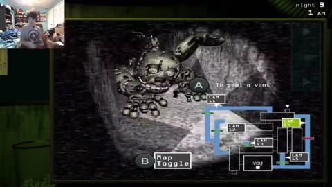 Carson gaming play fnaf 3 full series