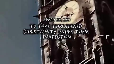 Hitler vows to never ally with parties who seek to destroy Christianity. | Rothschild’s and Rockefeller’s have brainwashed the masses into hating Christians that tried to stop New World Order. It’s imperative for the masses to learn factual history