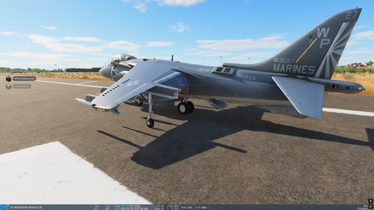 {SPAZ} AV-8 Landings