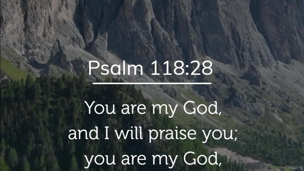 Psalm 118:28