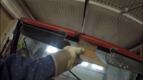 Jeep CJ5 Rear-View Mirror Mount fabrication