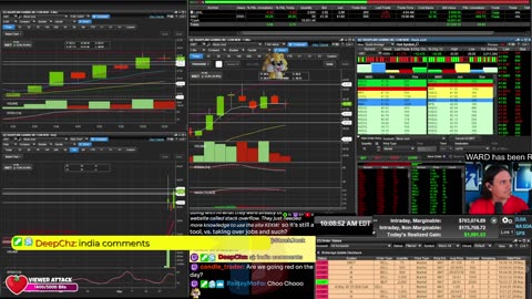 LIVE Day Trading the Stock Market