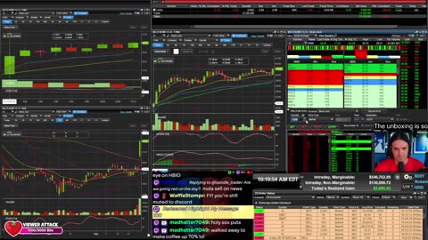 LIVE Day Trading the Stock Market