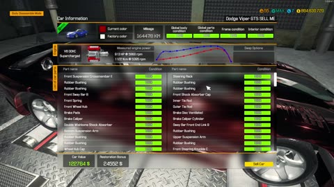 (Older) Car Mechanic Simulator 2018 (Restored The Dodge Viper and Sold it.)
