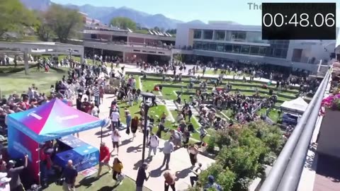 Two video combined for continuous and uninterrupted sequence from Charlie was struck