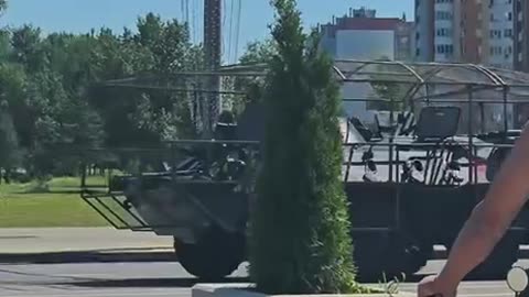 🤔 In Gomel, Belarus, APCs with new identification marks were spotted…